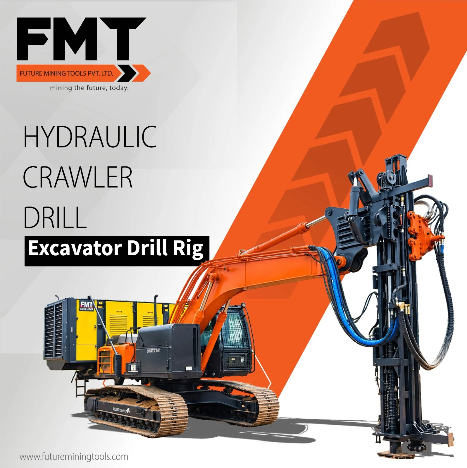 Excavator Drill Rig